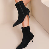 Bottines à bout pointu [ noir ]