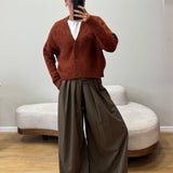 Rust cardigan