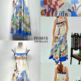 Robe à bretelles imprimée