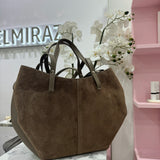 Sac 100% cuir de vachette [ taupe ]