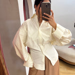 Chemise crème cintrée - Belmiraz
