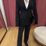 Fitted blazer [black]