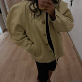 Veste doublée à épaulettes