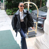 Jupe longue en satin bleue