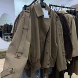 Veste trench taupe