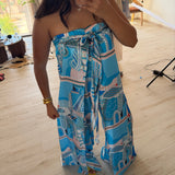 Combinaison pantalon [ bleue ]