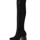 Bottes à talons carré [ noir ]