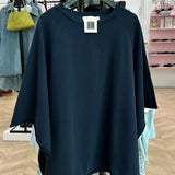 T-shirt oversize [ marine ]