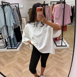 T-shirt oversize blanc