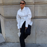 Chemise ceintrée [ blanche ]
