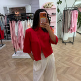 Blazer court [ rouge ]