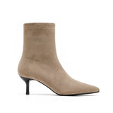 Bottines à bout pointu [ taupe ]