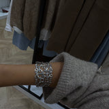 Bracelet en acier inoxydable [ argent ]