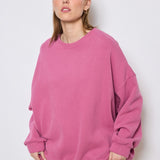Pull en coton [ rose ]