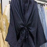 Ensemble gilet et pantalon doublé [ bleue marine ]