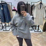 Pull en maille [ gris ]