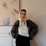 Veste façon trench court [ marron ] - Belmiraz