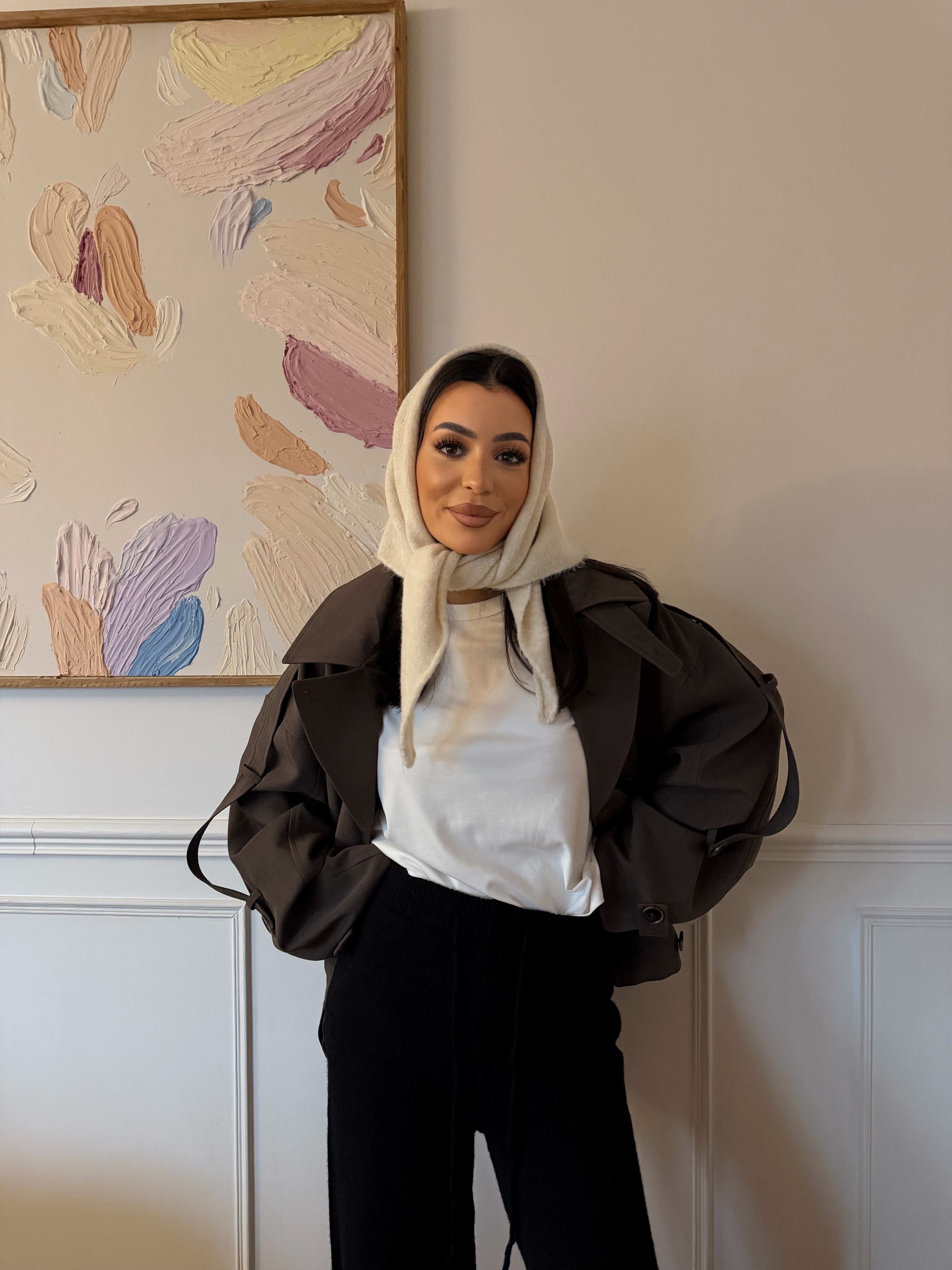 Veste façon trench court [ marron ] - Belmiraz