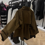 Trench mi long [ marron ]