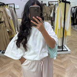 Pantalon en satin [ extra long ]