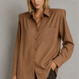 Chemise à épaulettes [ plusieurs coloris ]