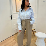 Pantalon fluide [ taupe ]