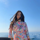 Maillot de bain modest à motifs