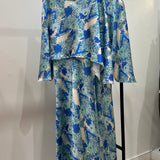 Robe cape [ bleue ]
