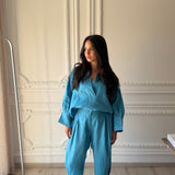 Ensemble 100% lin [ bleue ] en pré commande