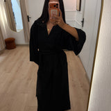 Robe à nouer [ noir ]