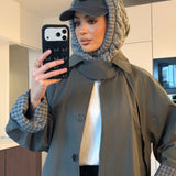 Cagoule tressée [ gris ]