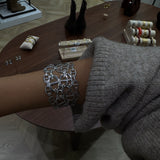 Bracelet en acier inoxydable [ argent ]