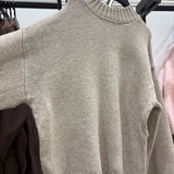 Pull en maille épaisse [ beige ]