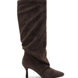 Talons en daim marron