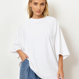 T-shirt oversize [ blanc ]