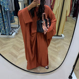 Ensemble haut robe et pantalon [ terracota ]