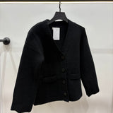 Gilet en maille épaisse [ noir ]