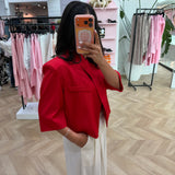 Blazer court [ rouge ]