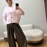 Pink cardigan