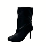 Bottines courtes à talons [ noir ]
