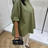 Chemise oversize [ kaki ]