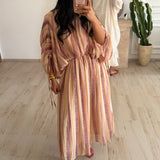 Robe à rayures