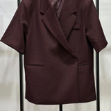 Blazer manches courtes [ Bordeau ]