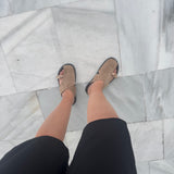 Mule à boucle [ taupe ]