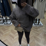 Pull en maille [ marron ]