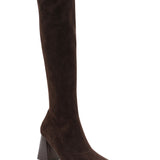 Bottes à talons carré [ marron ]