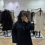 Pull à zip [ noir ]