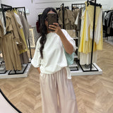 Pantalon en satin [ extra long ]