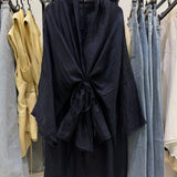 Ensemble gilet et pantalon doublé [ bleue marine ]