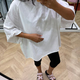 T-shirt oversize blanc